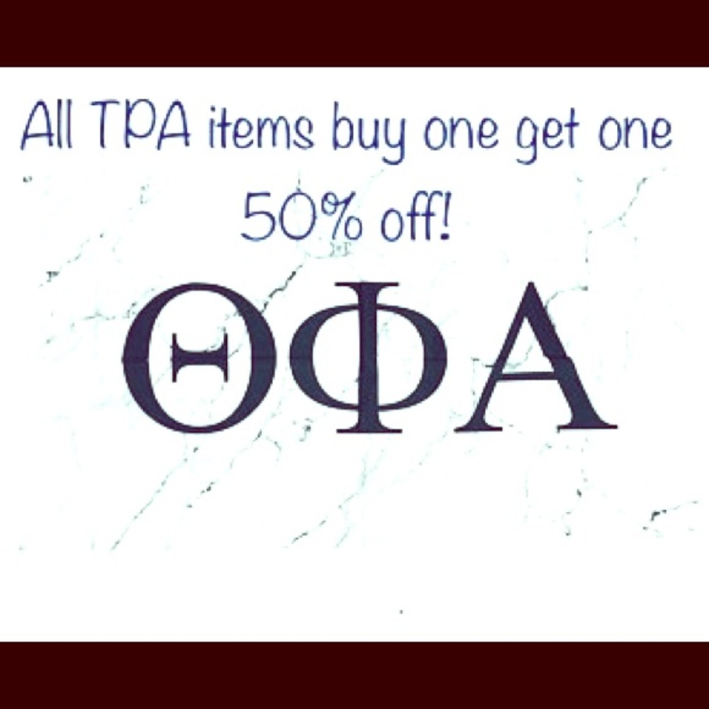 BOGO Sale on Sorority Items!!